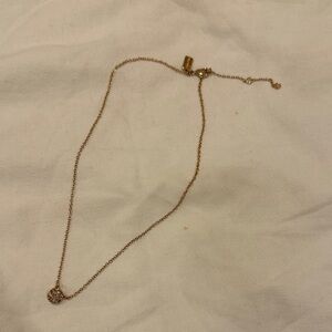 Coach Gold Necklace with Circular Pendant